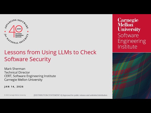 Lessons from Using LLMs to Check Software Security