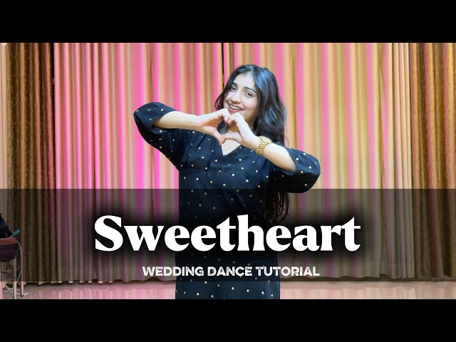 Wedding Dance Series Part 2 ❤️ | Sweetheart Song Step-by-Step Tutorial | Wedding Dance for Beginners