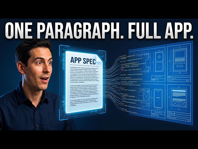 I Gave Claude Code One Paragraph and It Wrote My App Spec