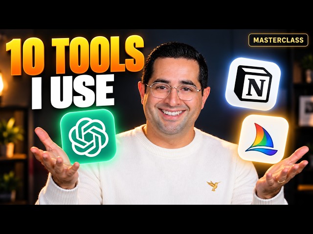 The AI Tools I Use Every Single Day | Masterclass