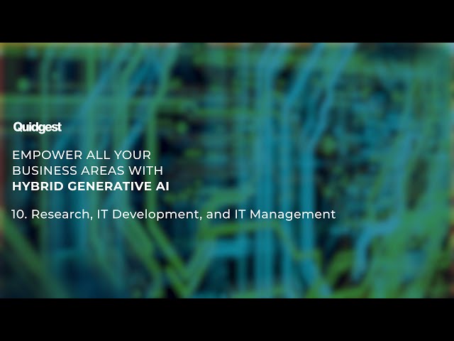 10. Research, IT Development, and IT Management