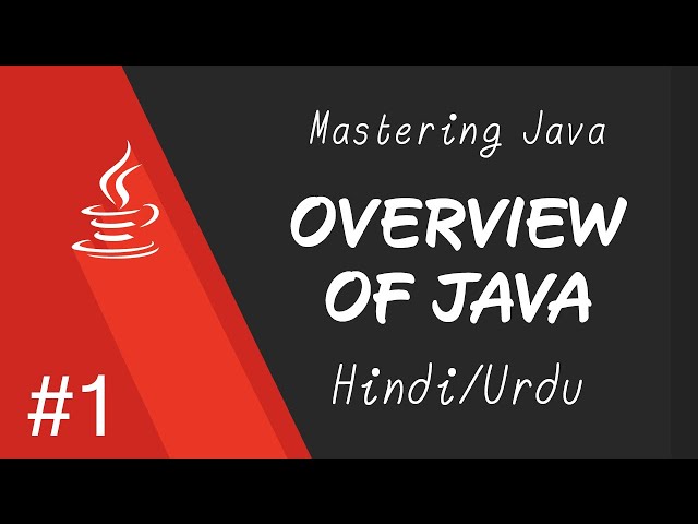 Overview of Java | History | Key Features | Ecosystem | Hindi / Urdu | #1