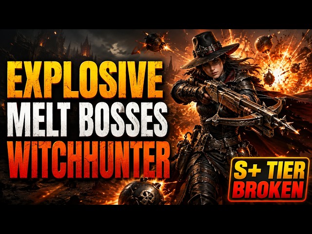 BEST EXPLOSIVE WITCHHUNTER GRENADE BUILD IN POE 2 0.5.4F