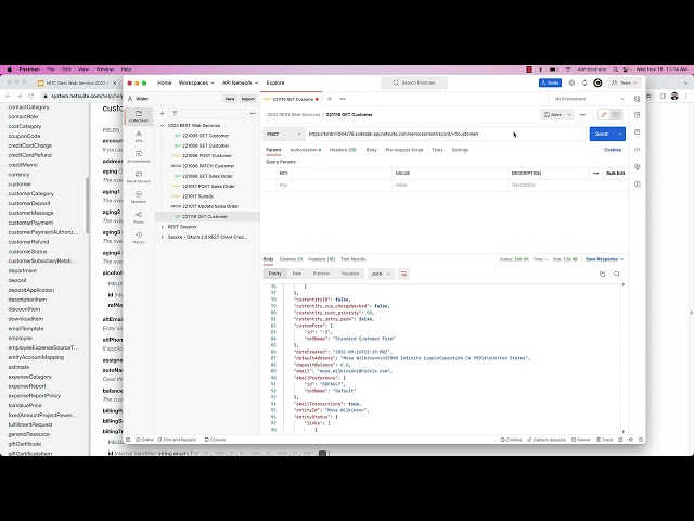 NetSuite REST Web Services Demo