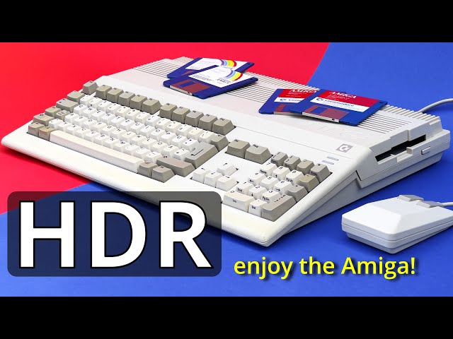 COMMODORE AMIGA 500 IN 4K HDR (ULTRA HD)
