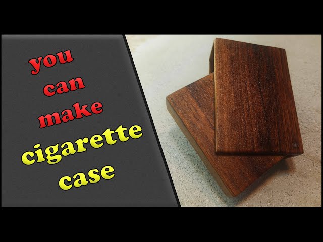 make wooden cigarette case / diy