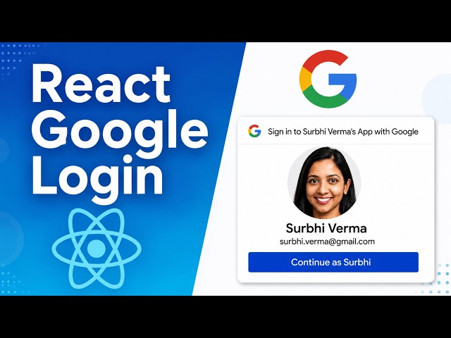 How to Integrate Google Login in React JS | Add Login With Google Using OAuth 2.0 Access Token
