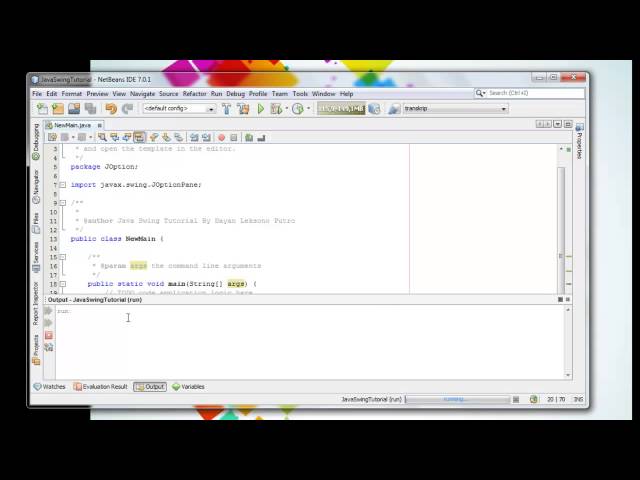 How to make message dialog with Joptionpane in java swing programing for beginners