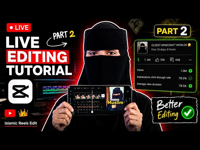 Main Apni Islamic Videos Kaise Edit Karti Hoon? | CapCut Mobile Editing Tutorial Hindi