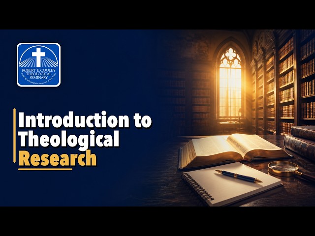 Introduction to Theological Research