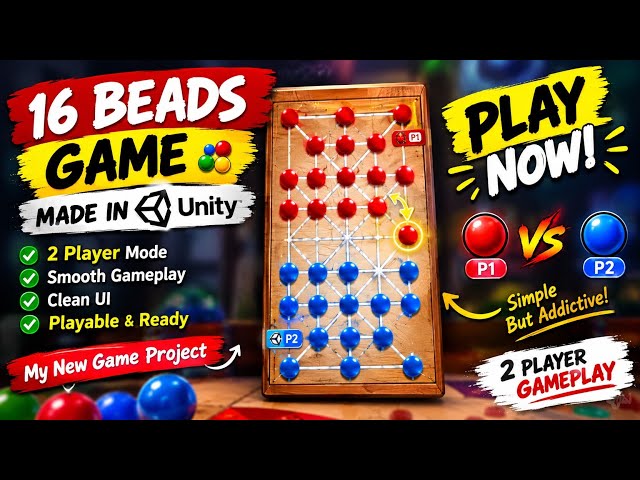 I Made This 16 Beads Game From Scratch! 🎮 | Unity Game Dev