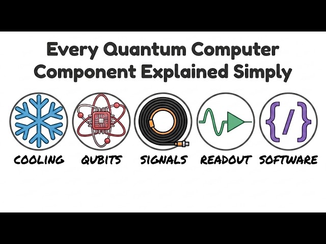 Every Quantum Computer Component Explained — Explained Simply