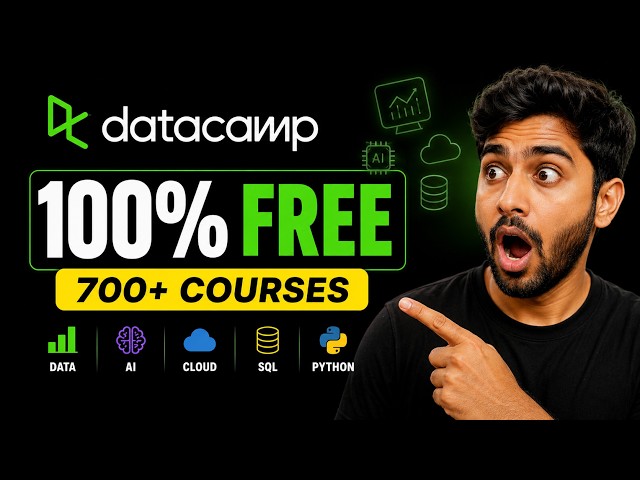 700+ Datacamp Paid Courses are now FREE! (2026 August)