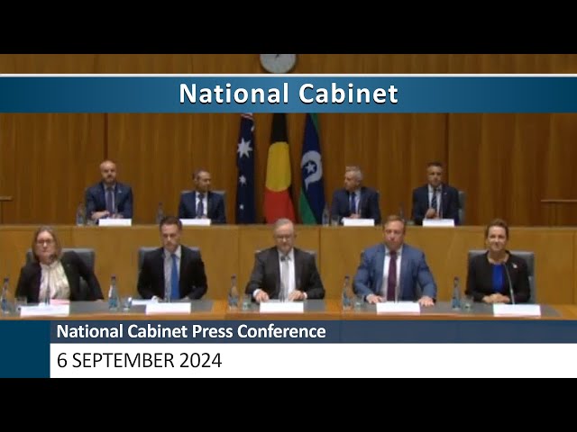National Cabinet Press Conference - 6 September 2024