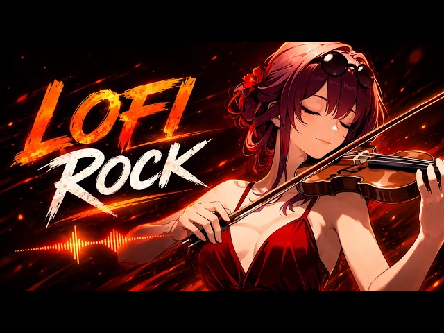 LoFi Rock Radio 🎻⚡ Chill Instrumental Violin Rock | 24/7 Music