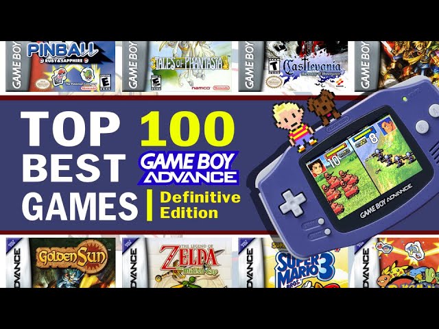 Top 100 Best Gameboy Advance (GBA) Games of All Time