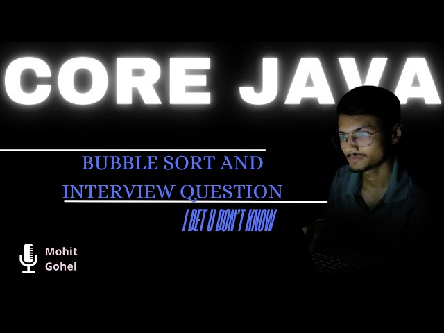 🔄 Bubble Sort in Java + Must-Know Interview Coding Questions