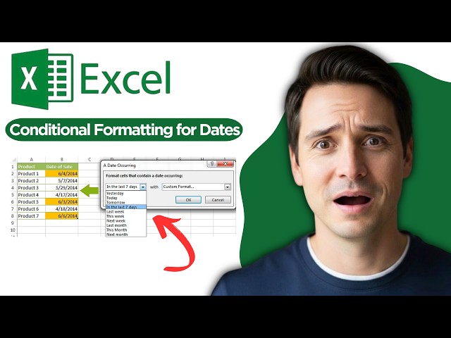 Excel Conditional Formatting for Dates in the Past or Future or Today (2026 Full Guide)