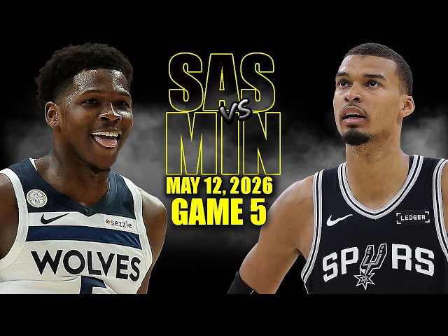 San Antonio Spurs vs Minnesota Timberwolves Full Game 5 Highlights - May 12, 2026 | NBA Playoffs