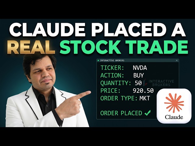 Claude Code Just Placed a Real Stock Trade (Interactive Brokers API)
