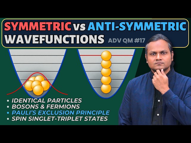 Symmetric & Antisymmetric Wavefunctions | Identical Particles & Pauli Exclusion (QM)