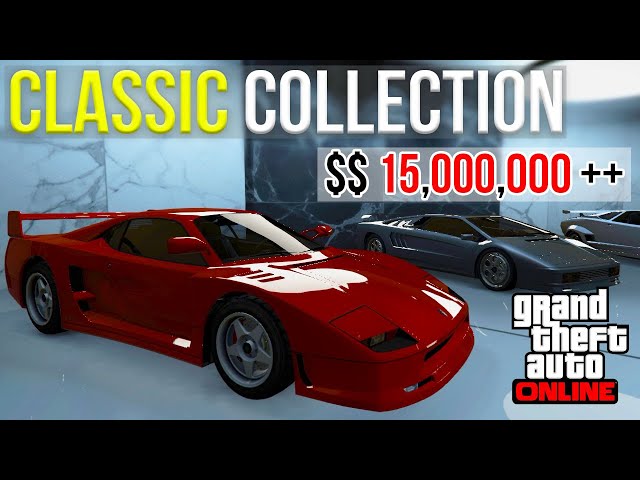 Sports Classic Collection with Real Life Cars | GTA 5 Garage Tour