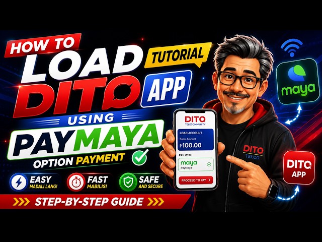 HOW TO LOAD YOUR DITO APP USING MAYA PAYMENT 📱 EASY • FAST • SIMPLE