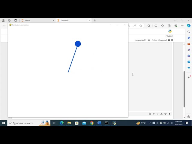 Animating a Pendulum Swing with Python