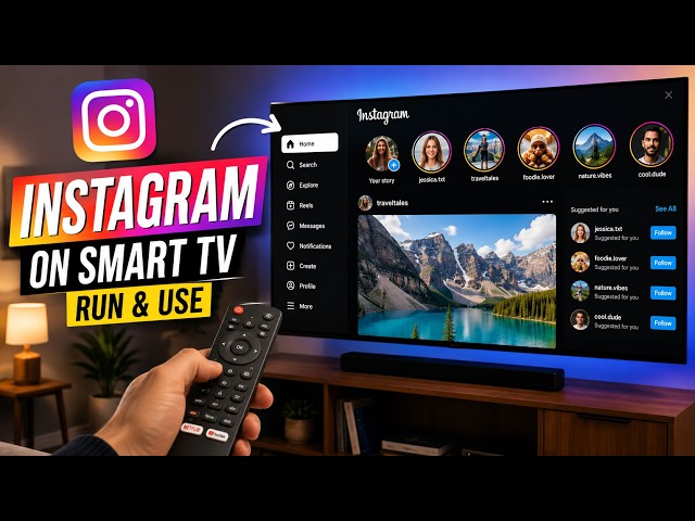 How to Run & Use Instagram on Smart TV 📺 | Easy Step-by-Step Guide - Instagram On Android TV