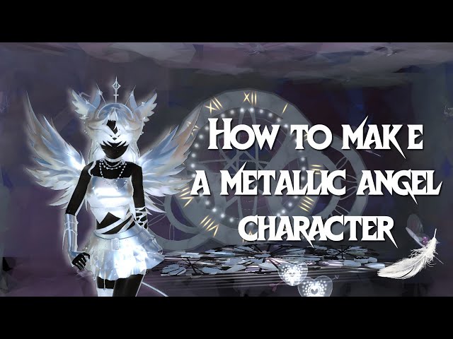 How to make a Metallic Angel Character | Easy Tutorial • Sakura School Simulator 😇