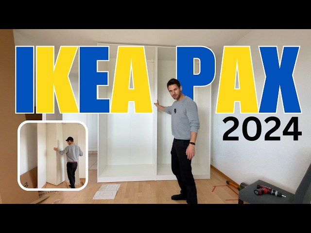 How to Assemble NEW IKEA PAX WARDROBE 2026 ( Part 1 ) COLUMNS CABINETS