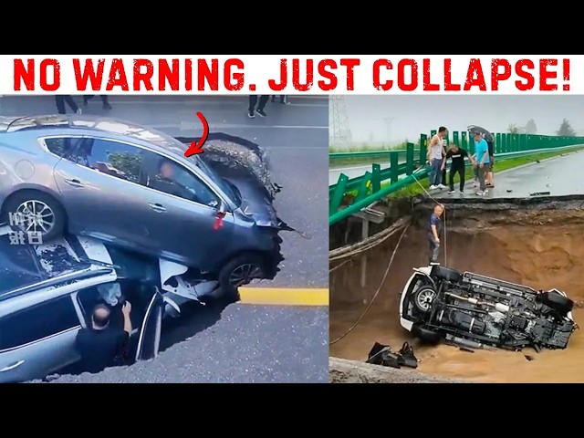 Cars Swallowed Whole, Highways Disintegrate, Victims Silenced: Is China's Roads a Ticking Time Bomb?
