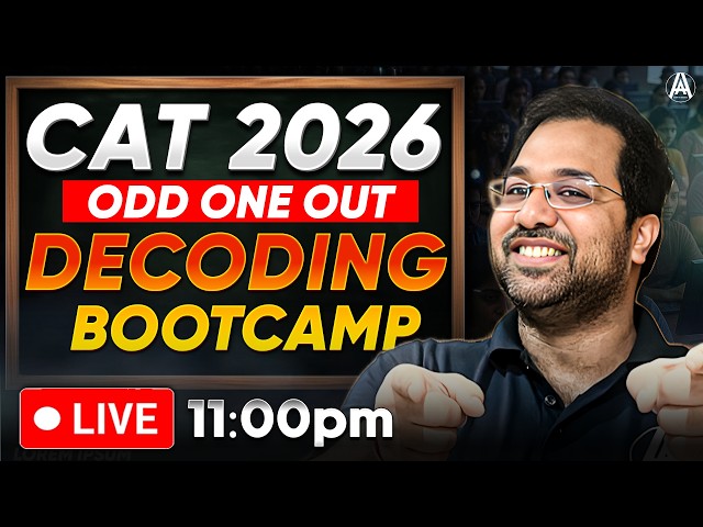 The CAT 2026 Verbal Ability - Odd One Out Decoding Bootcamp