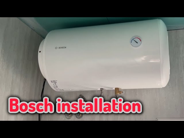 Bosch hot water boiler immersion heater installation