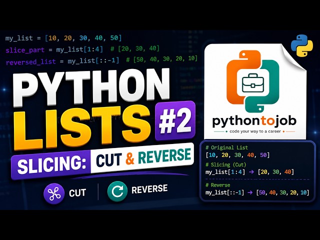 Python List Slicing Tutorial - Extract, Reverse & Replace Slices [::]