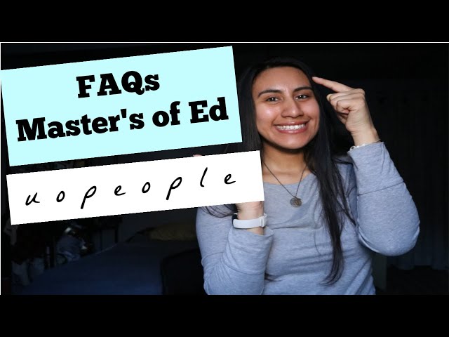 FAQs | Master's of Education at the University of the People | Tuition-free