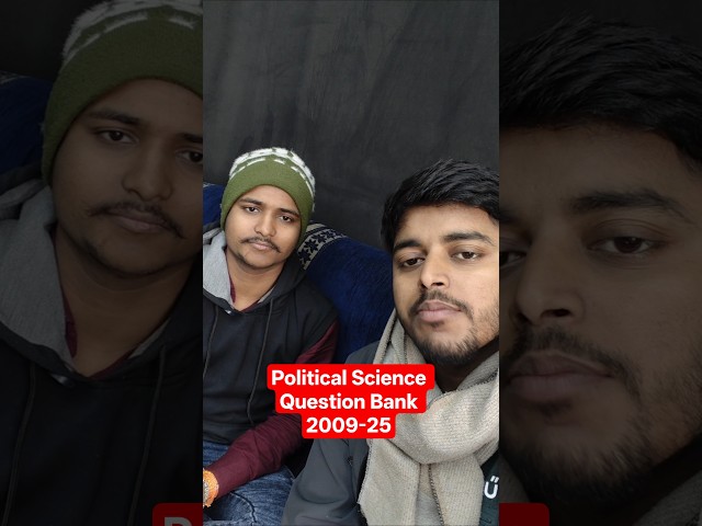 Political Science Class 12 Question Bank 2026 |#political_science questionbank #pyq #class12th