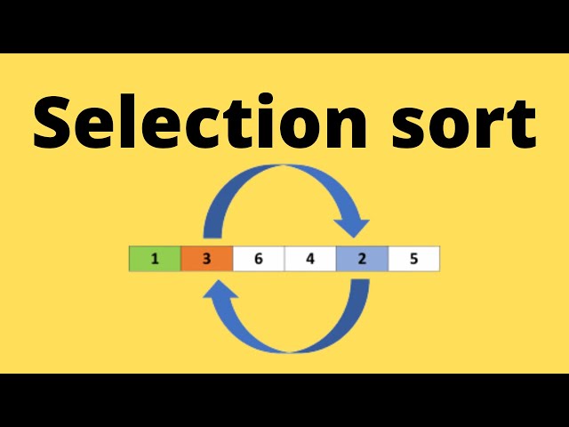 Selection sort مع مثال) | شرح بالعربي)