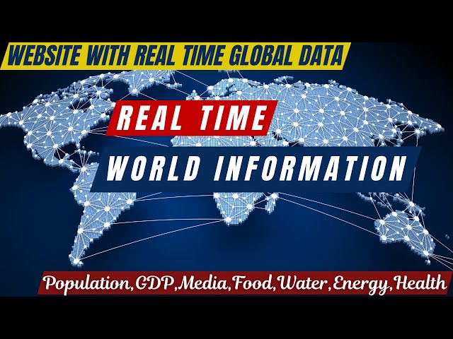 🌍WORLDOMETER Website Overview| Live World Statistics & Real-Time Data| World Data Analysis and Facts