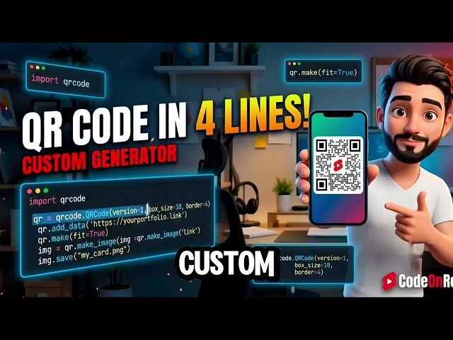 The Easiest Way to Generate Custom QR Codes with Python