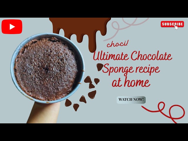 Oil Base Chocolate Sponge. Special for For Fondant:)