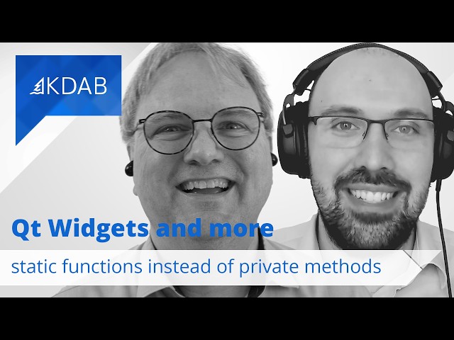 Static Functions Instead of Private Methods in C++