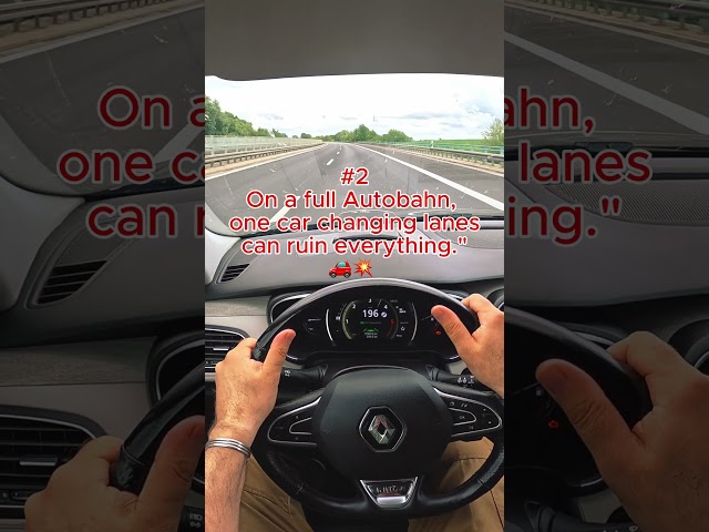4 Reasons You Shouldn’t Drive Fast on the German Autobahn 🇩🇪🚗💨 #autobahn #automobile #pov #facts