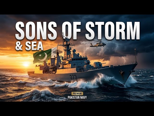 Pakistan Navy Anthem 🇵🇰 | Sons of Storm and Sea | Epic Naval Music