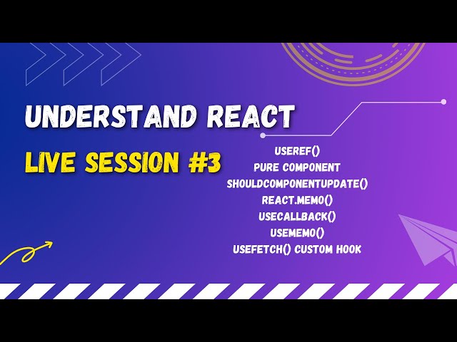 Understand React #3 | useCallback | useMemo | useFetch custom hook | optimization | pure component