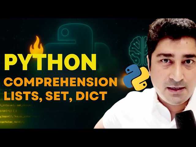 List, Set, Dict Comprehensions | Euron