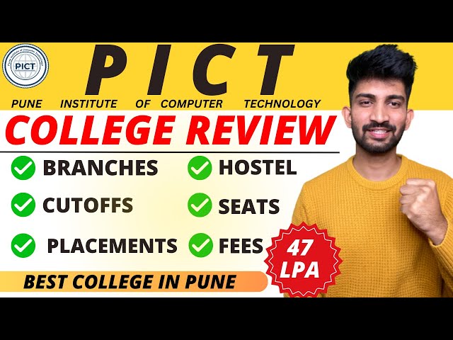 PICT Pune College Review 2024 | Pune Institute of Computer Technology College Review