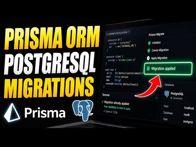 How to setup Prisma ORM with PostgreSQL and migrations - Detailed Guide