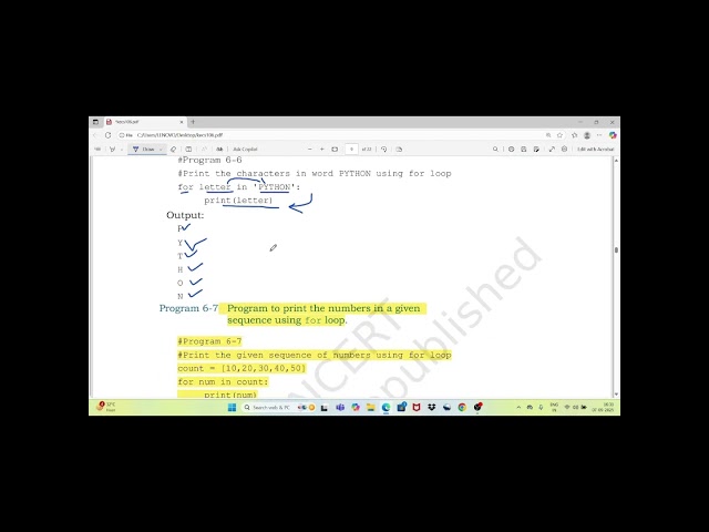 for loop in Python | Python for loop #pythonprogramming #python #pythonforbeginners #pythonbeginner