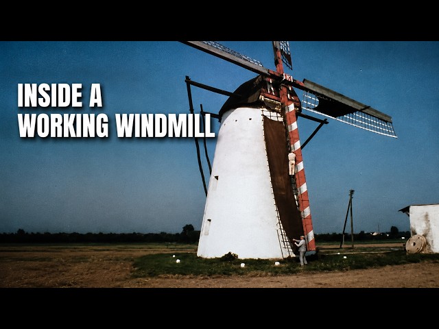 A Full Day Inside Germany's Last Working Windmill — Waldfeucht, 1969